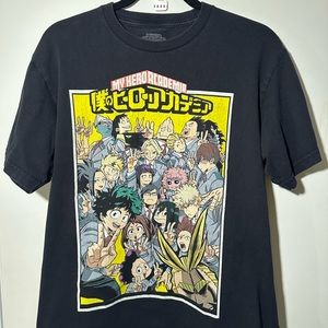 My Hero Academia Mens T-shirt Size Medium Funimation Production Graphic Tee